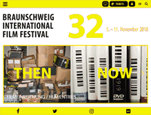 Tablet Screenshot of filmfest-braunschweig.de